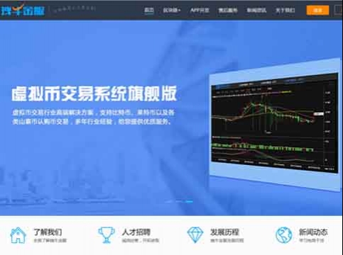 PHP区块链开发虚拟币交易平台源码 区块链商业应用专家企业产品宣传站