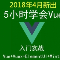 2018年Vue+Vuex入门实战视频教程