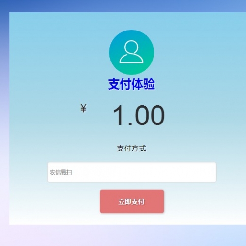 蒂凡网关免签支付DEMO农信易扫 蒂凡支付系统Automatic 7.0多通道合一