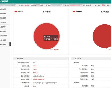 PHP最新客户进销存多仓库erp系统云端文件管理 小黑侠erp系统