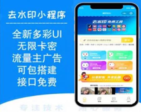 PHP短视频去水印小程序系统源码 支持全网短视频解析 独立版两套带广告