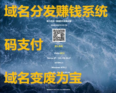 ThinkPHP域名分发二级域名解析赚钱系统 域名变废为宝程序 带码支付充值功能