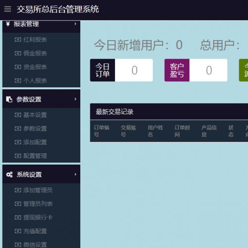 微交易外汇系统服务器对接免签支付免公众号微盘网站源码双端APP